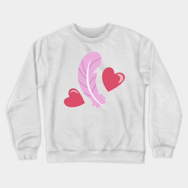 Feather Bangs' cutie mark Crewneck Sweatshirt by CloudyGlow